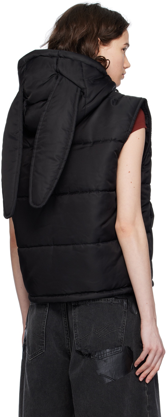 Charles Jeffrey LOVERBOY Black Zip Vest