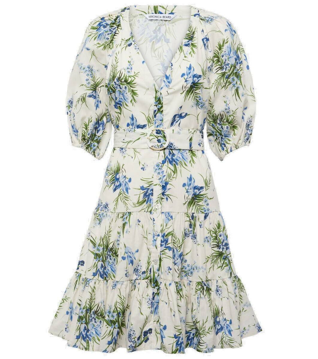 関税,送料無料Veronica Beard Dewey花柄ミニワンピース Veronica Beard Dewey Mini Shirt Dress | Bloomingdale's
