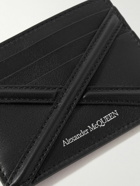 Alexander McQueen - Logo-Print Leather Cardholder - Black