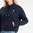 AMI Paris Women's De Coeur Hoodie in Night Blue