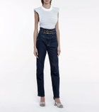 Philosophy di Lorenzo Serafini Striped cotton-blend top