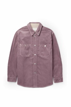 Marant - Ritchie Cotton and Linen-Blend Corduroy Shirt - Purple