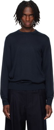 Guest in Residence Navy Airy True Crew Sweater