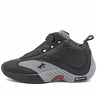 Reebok Men's Answer IV Sneakers in Core Black/Solid Grey/Flash Red