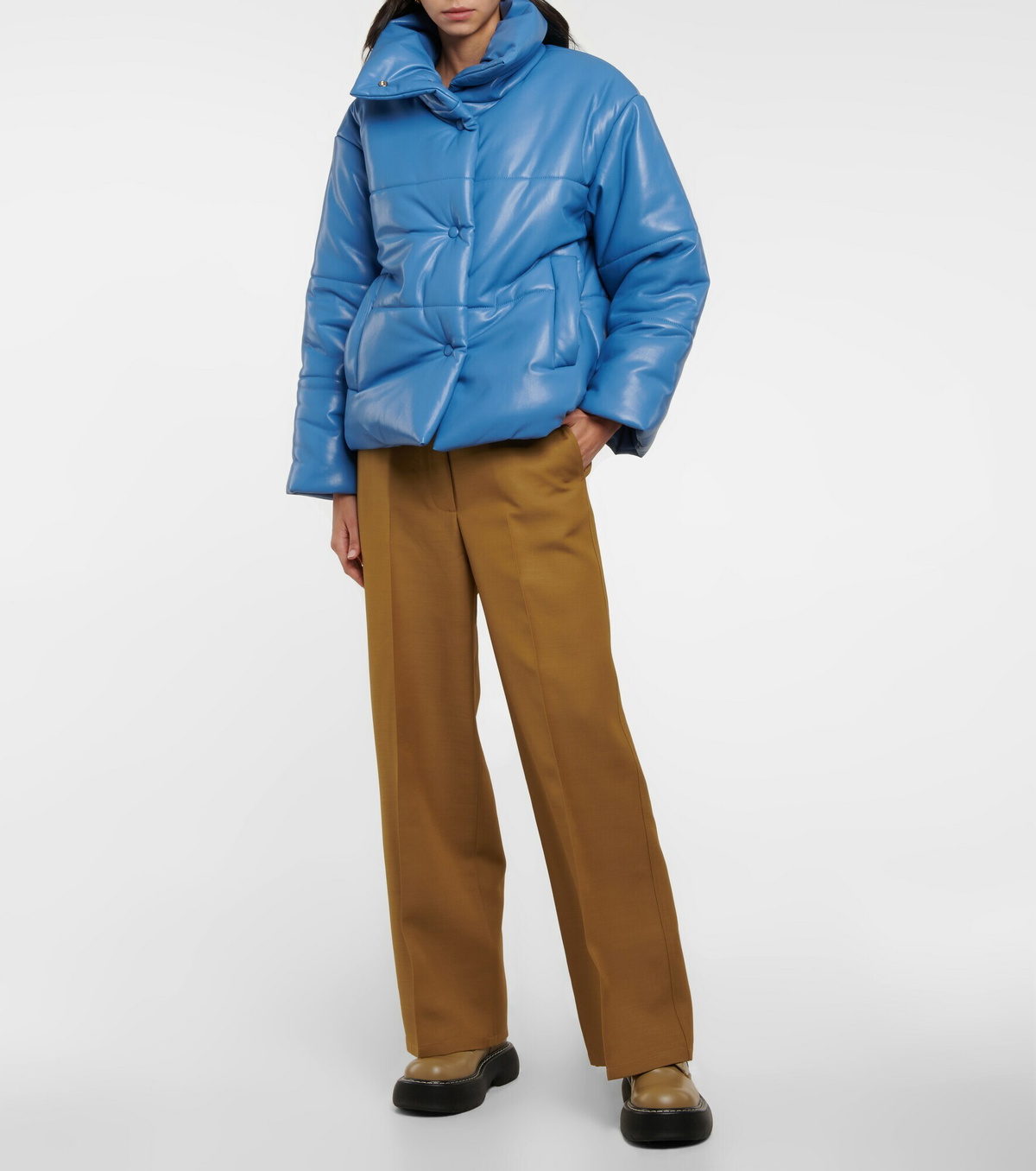Nanushka - Hide faux leather puffer jacket Nanushka