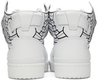 adidas Originals White Jeremy Scott Edition Forum Wings 4.0 Sneakers