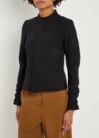 High Tearaway Panelled Stretch-polyamide Jacket Black