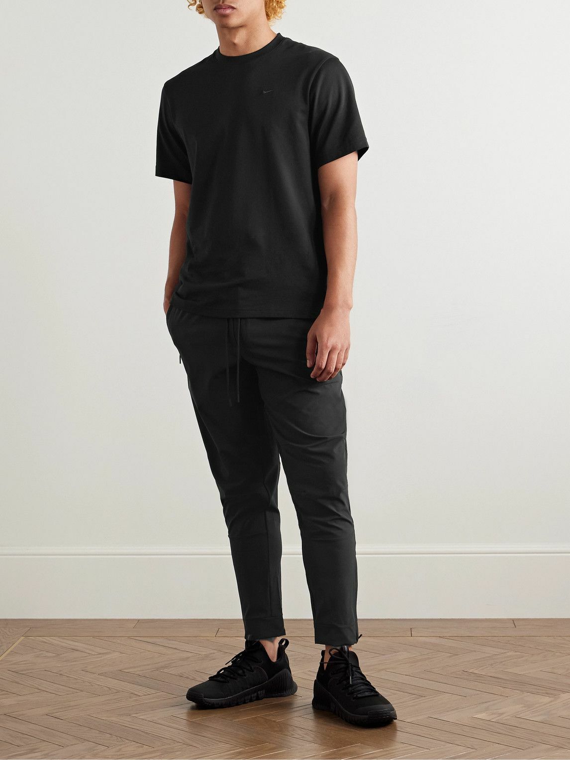 Nike Training - Unlimited Slim-Fit Tapered Dri-FIT Drawstring Trousers - Black