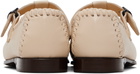 HEREU Off-White Alcover Supple Shiny Loafers