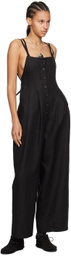 Bode Black Gardner Jumpsuit