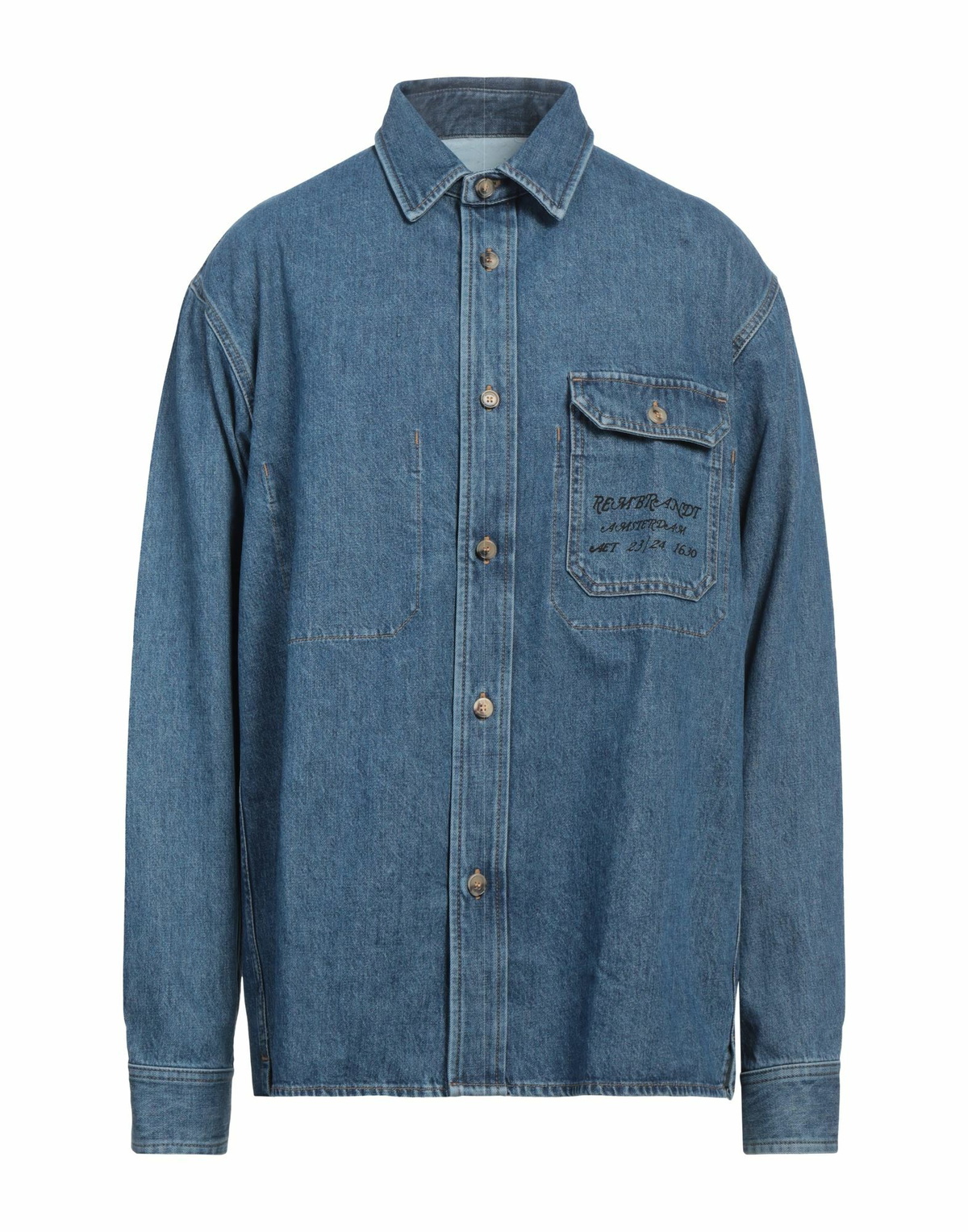 Jw Anderson Mens Denim shirt in Blue