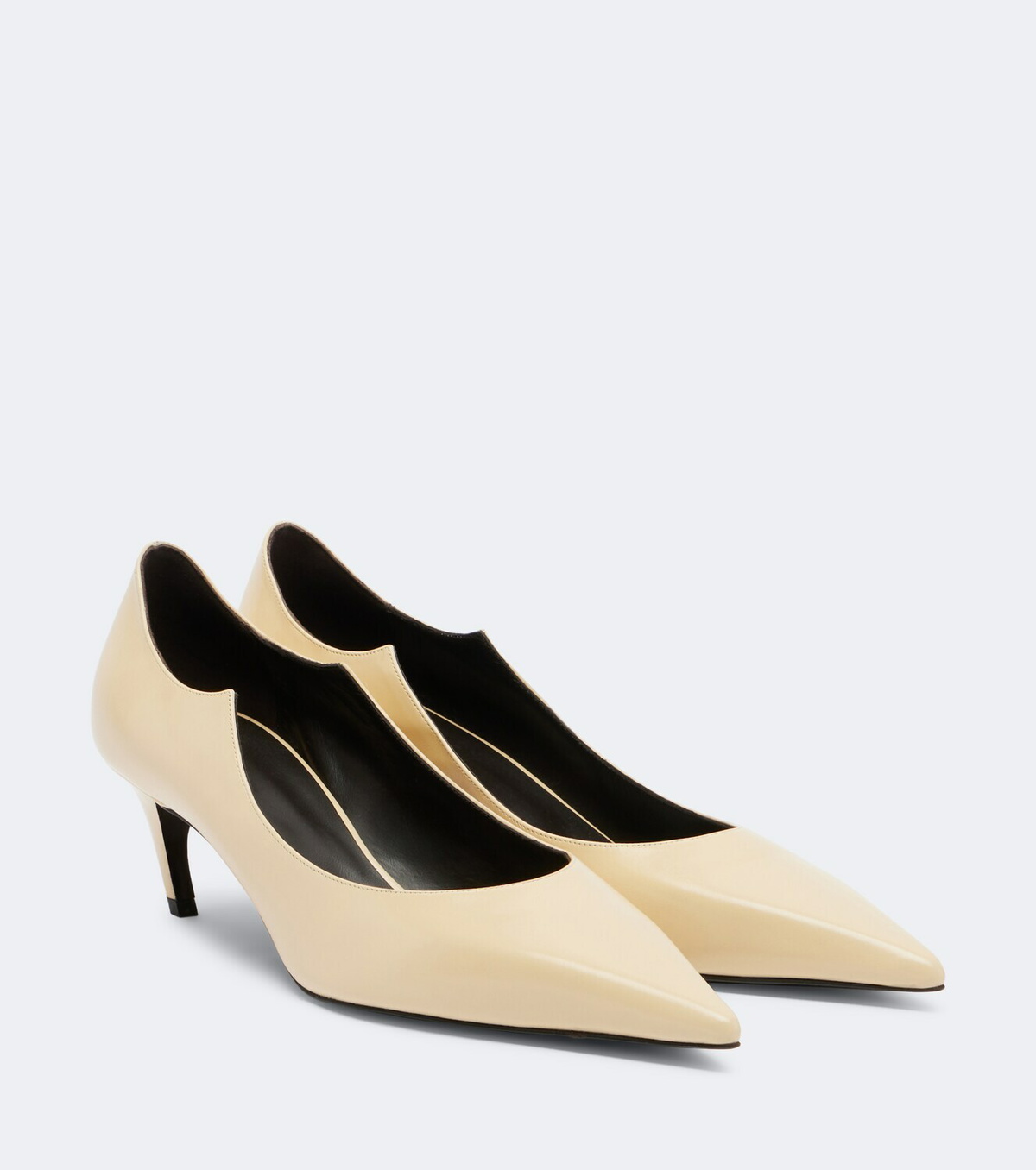 Khaite Valerie leather pumps