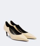 Khaite Valerie leather pumps