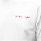Pop Trading Company Men's Back Logo T-Shirt in White/Raspberry