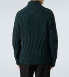 Zegna Cable-knit cashmere cardigan