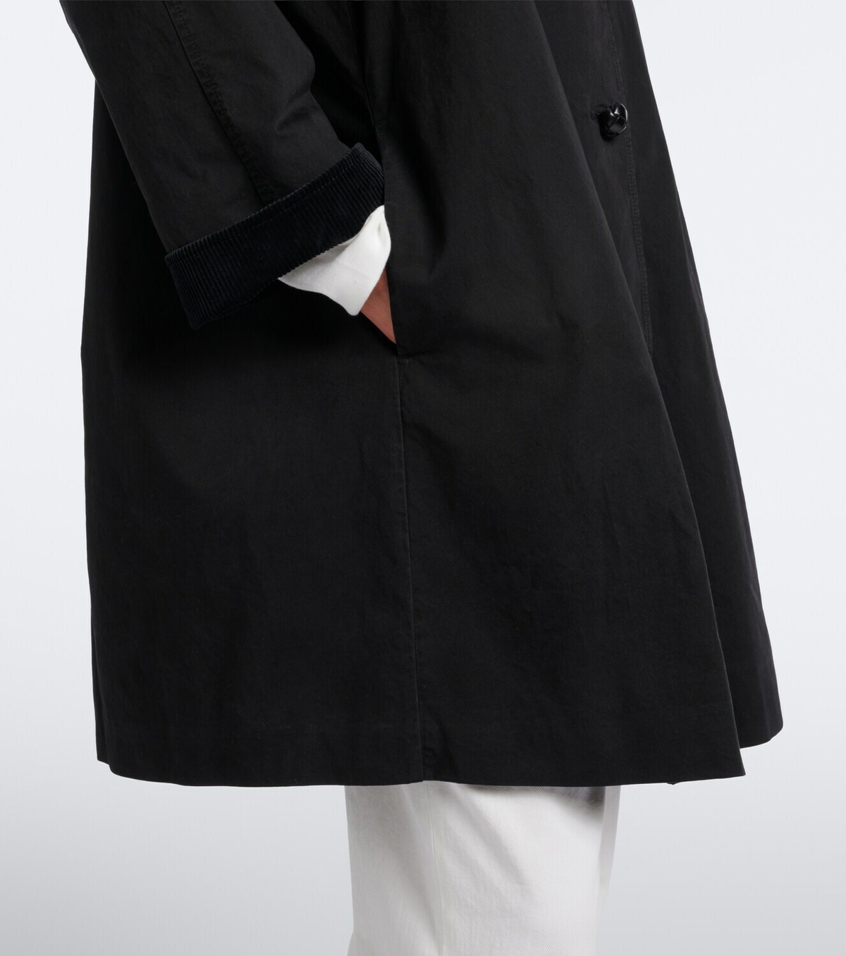 The Row Ina cotton gabardine coat