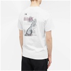 The North Face Men's Collage T-Shirt in Tnf White/Boysenberry