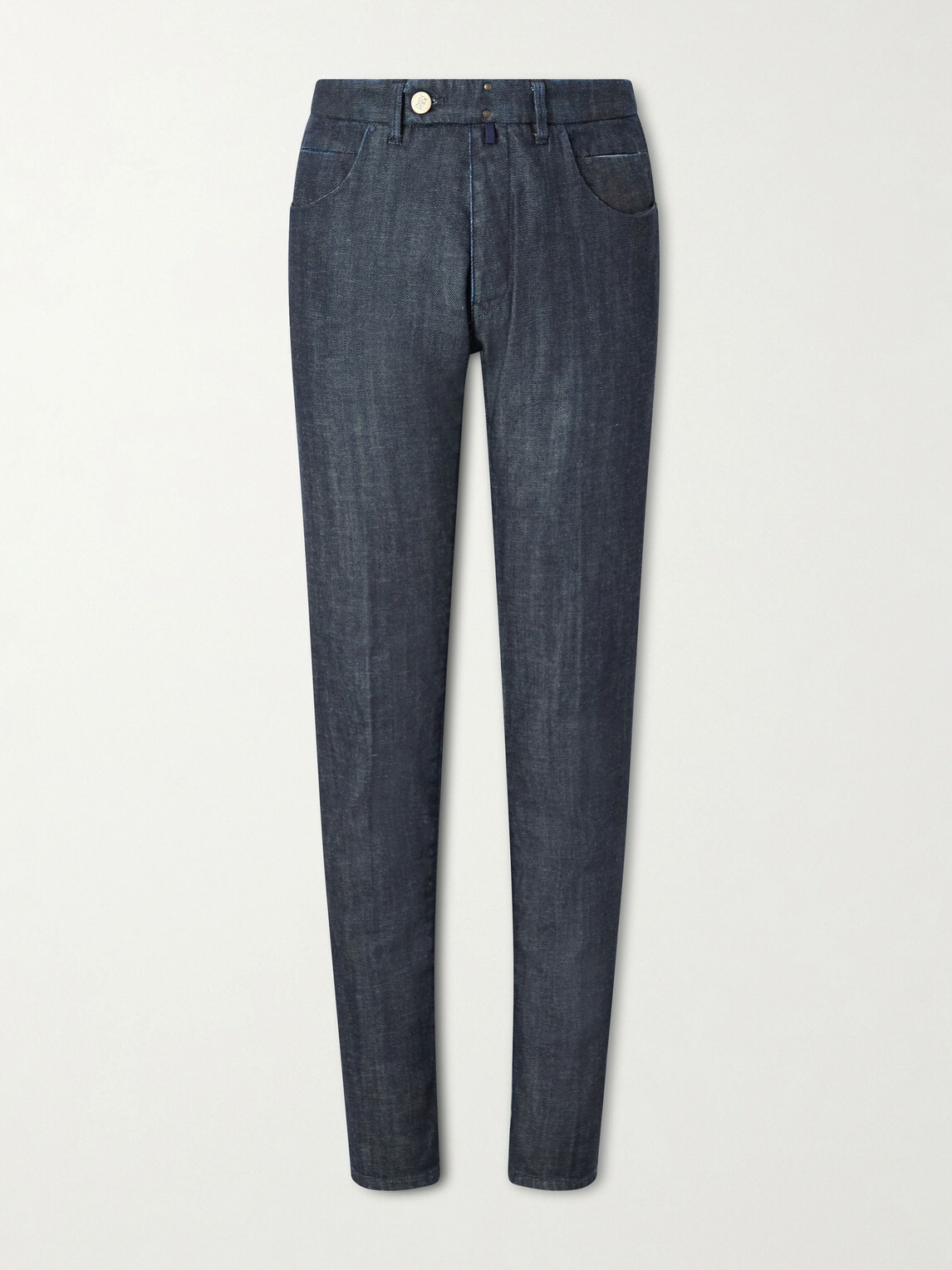 Slowear - Tapered Cotton-Blend Gabardine Trousers - Blue