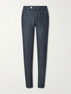Slowear - Tapered Cotton-Blend Gabardine Trousers - Blue
