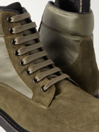 Paul Smith - Dizzie Suede and Nylon Boots - Green