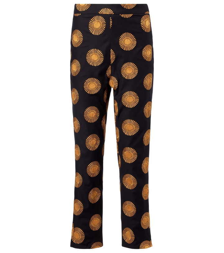 Photo: Cala de la Cruz Isola printed cotton-blend straight pants