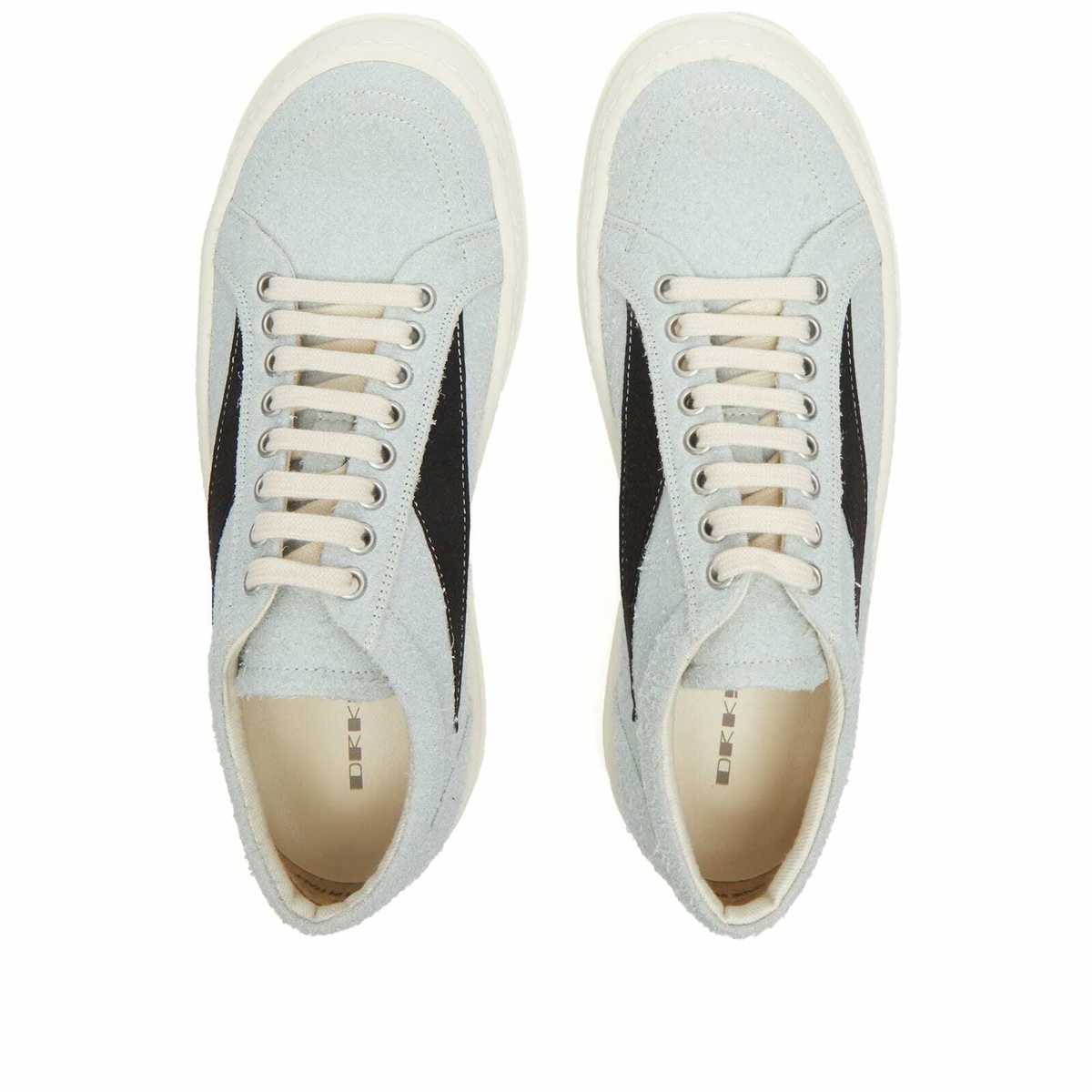 Rick Owens DRKSHDW Women's Vintage Sneakers in Oyster/Black