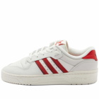 Adidas Men's Rivalry Low Sneakers in Cloud White/Red