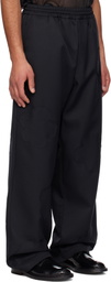 FORMA Black Flower Patch Oversize Trousers