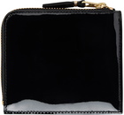 Comme des Garçons Wallets Black Glossy Print Wallet