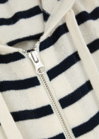 Veronica Beard Striped Hooded Wool-blend Dickey - Cream - One Size