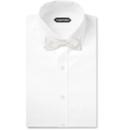 Hugo Boss - Pre-Tied Silk-Faille Bow Tie - White