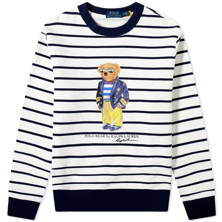 Photo: Polo Ralph Lauren Regatta Bear Stripe Crew Sweat