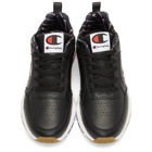 Champion Reverse Weave Black 93EIGHTEEN Big C Sneakers