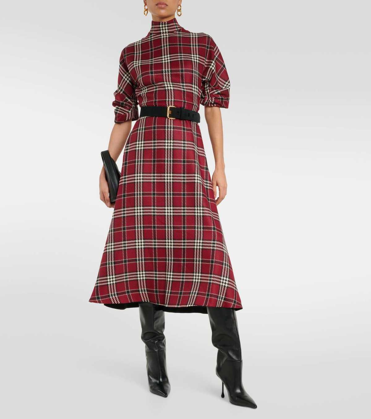 Emilia Wickstead Marvel tartan wool-blend midi dress Emilia Wickstead Emilia Wickstead Marvel tartan wool-blend midi dress Emilia Wickstead