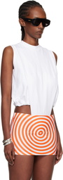 Jean Paul Gaultier White 'The Twisted' Bodysuit