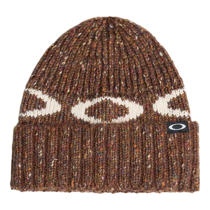 Photo: Oakley Men's Ellipse Ribbed Beanie in Dark Umber