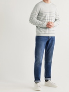 Brunello Cucinelli - Striped Cotton Sweater - Neutrals