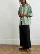 LOEWE - Paula's Ibiza Wide-Leg Cropped Woven Drawstring Trousers - Black