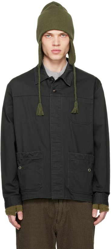 Photo: Undercover Green Button Jacket