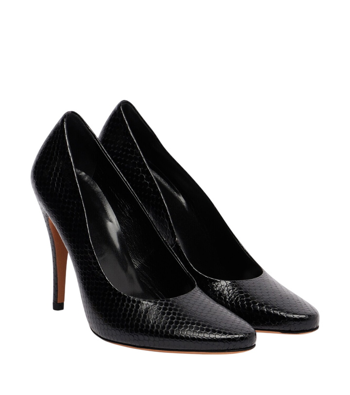 Photo: JUDE Jerry snake-effect leather pumps