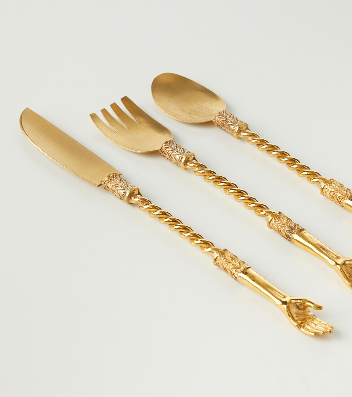 Natalia Criado Gold-plated cutlery set