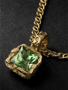 Healers Fine Jewelry - Gold Sphene Pendant Necklace