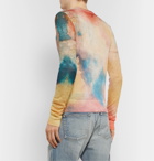 SAINT LAURENT - Tie-Dyed Knitted Sweater - Multi