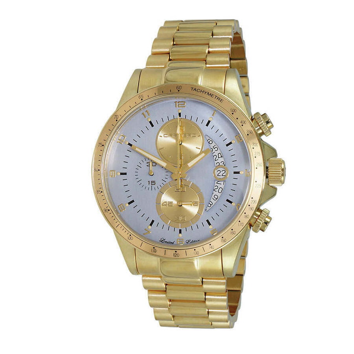 Photo: Torino Carrero Winner Circle Chronograph Quartz Grey Dial Mens Watch JC1GG101LGY