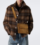 Métier Slide suede messenger bag