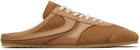 Dries Van Noten Brown Suede Mule Sneakers