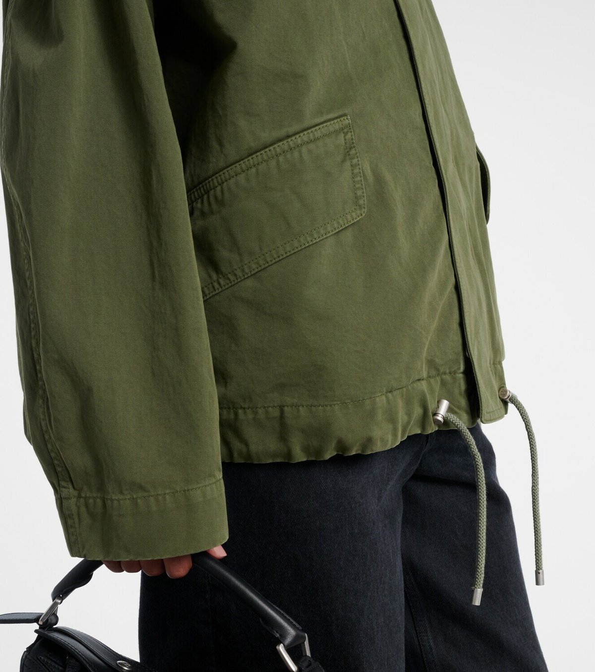 Loewe Cotton canvas vest and jacket set