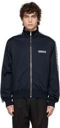 Versace Navy Zip-Up Track Jacket