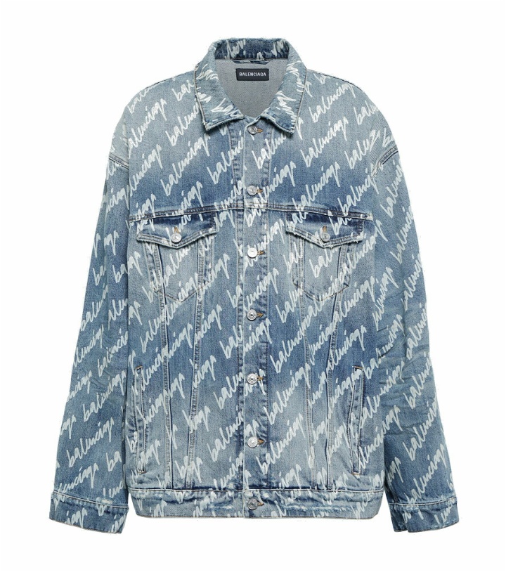Photo: Balenciaga - New Scribble denim jacket