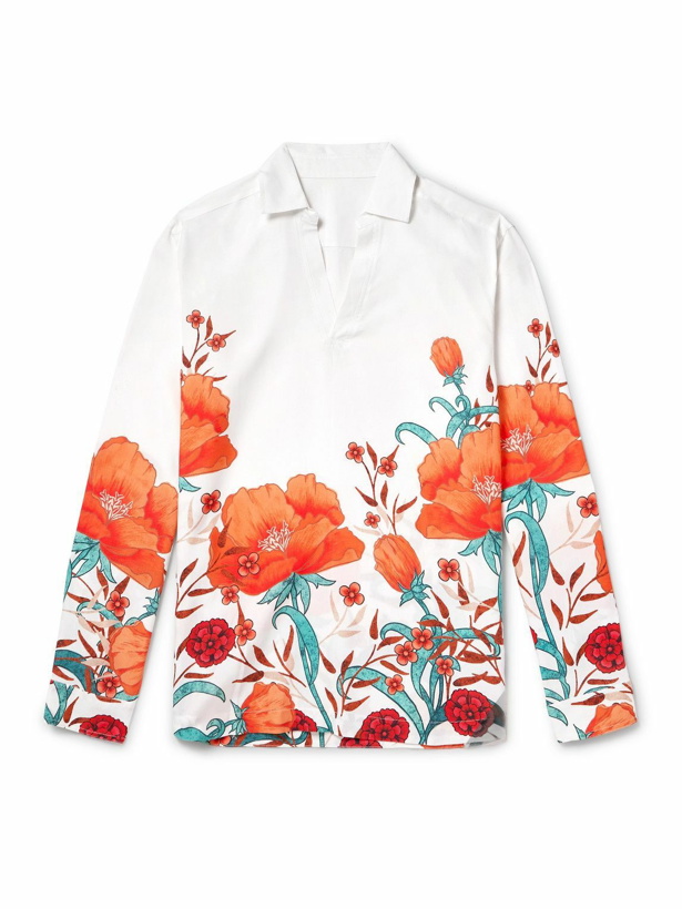 Photo: Orlebar Brown - La DoubleJ Floral-Print Lyocell Shirt - Multi